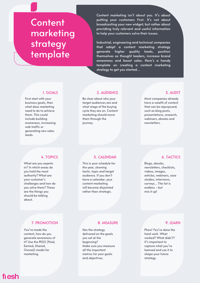 Content strategy template