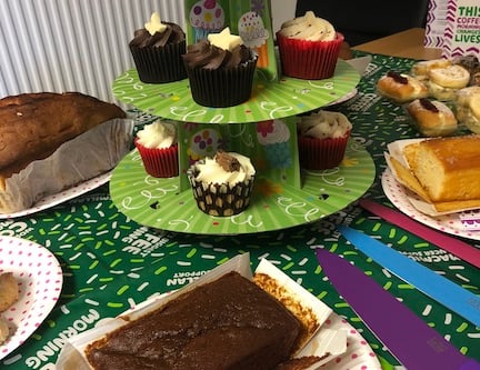 Fresh B2B does MacMillan coffee morning